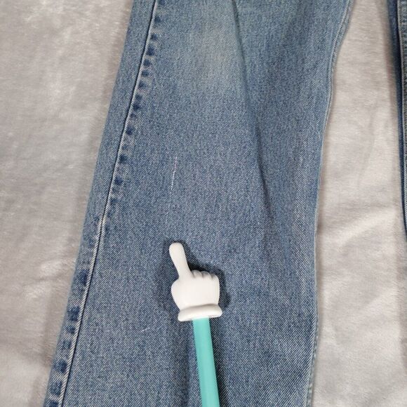 Vintage Levis 505 Regular Fit Straight Leg Denim Jeans Mens 38x34 (Fits 36x34) - Picture 2 of 14